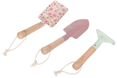 Little Dutch 9110 - Set d'outils de jardin pour enfants - 3 pièces - Fairy Garden