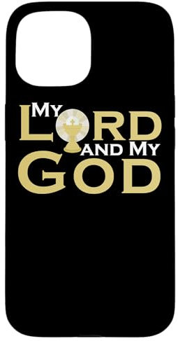 My Lord and My God Eucharist Adoration Mass Catholique Coque pour iPhone 15