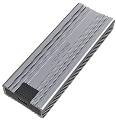 Pffiocix Carcasa M.2 para disco NVMe para PCIE para M para llave B+M para llave USB C 3.1 Gen