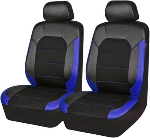 Auto Sitzbezüge für Ford Focus/Focus Sport/Focus ST/Focus Turnier, Atmungsaktiv rutschfest Vordersitze Sitzbezüge Allwetter Sitzschoner Schonbezüge,Blue
