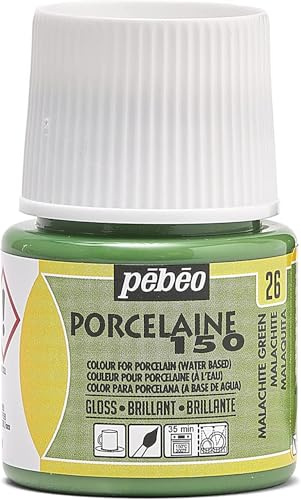 Pebeo Porcelaine 150 Porzellanfarbe, 45 ml, Malachit Grün