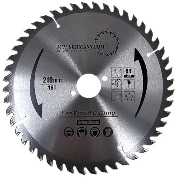HM-Kreissägeblatt 210 x 2,8 x 30 mm mit 48 Wechselzahn kompatibel mit Festool, Bosch, Makita, Mafell