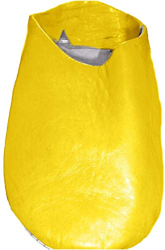 Terrapin Trading Fiera marocchino Pantofole/Babouche/Mocassini 100% pelle tradizionale marocchino (Giallo, numeric_41)