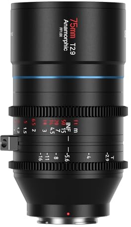 SIRUI 75mm T2.9 1.6x Full-Frame Anamorphic Lens Cinema Lens (RF Mount)