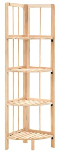 vidaXL Eckregal Zedernholz 27x27x110 cm