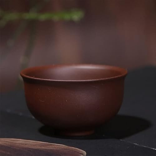 AILIFE 2 unids/set crudo mineral púrpura arcilla tazas de té hecho a mano cerámica taza china kung fu Drinkware pequeño té taza de agua oficina