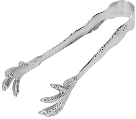 Eagle Claw Ice Tongs, Stainless Steel Eagle Claw Ice Clip Bar Bartender Tool Household Small Clip Ice Grain Clip Ice Cube Clip for Home Bar Sugar Cubes Ice Cubes