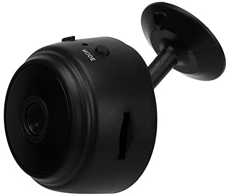 Mini Telecamera WiFi Magnetica A9 Wireless 1080P per Sicurezza Domestica Intelligente, Supporta Live View, Rilevamento di Persone e Animali Domestici, Telecamera per Baby Sitter, (Nero)