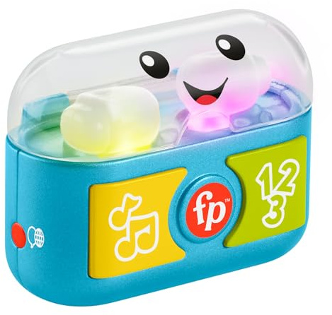 Fisher-Price RIE y Aprende, Juguetes para niños y bebés +6 Meses, Version UK, Alemania, Francia, Auriculares, HWY45