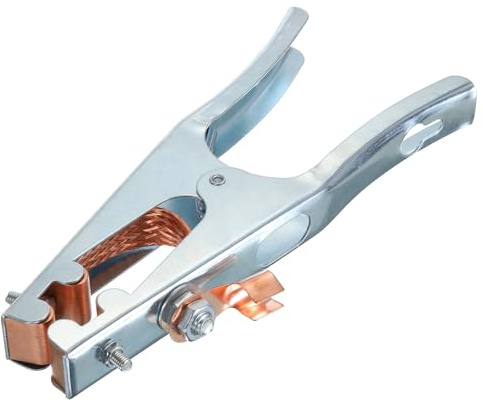 sourcing map 800A Welding Ground Clamp, Iron A-Shape Welding Machine Grounding Clamp Earth Ground Cable Iron Grip Clip for Welding Machine