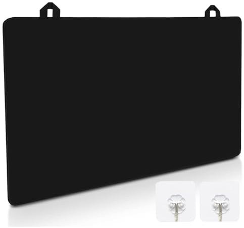 OMJMYY Cubierta para Placa de Cocina 61.5 x 53 cm Placa Inducción Tapete Silicona Multifuncional Antideslizante Cubierta Protectora para Vitroceramica con 2 Ganchos Protector Vitroceramica (Negro)