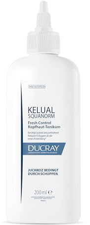 Ducray KELUAL SQUANORM, Anti-Schuppen Tonikum, duftneutrale Haarpflege bei Schuppen und juckender Kopfhaut, klinisch getestet, 200 ml