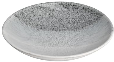 Denby - Studio Grey Accent Medium Serving Bowl - 1000ml Capacity, 25.5cm - Dishwasher & Microwave Safe Crockery - Unique Hand Glaze Effect - Versatile Ceramic Stoneware - Chip & Crack Resistant