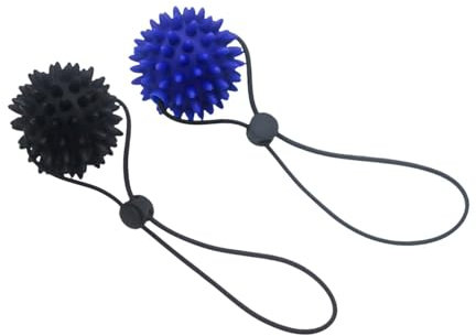 Baoblaze 2 stück Training Griffe Ball Leistungsstarke Ball Halten Griffe ACCS Stärke Zug Handheld Massage Ball Trainingsgerät Fitness Workout