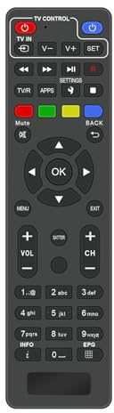 ALLIMITY Telecomando Compatibile con DigiQuest TivuSat Q60 Q80 Q90 HD Receiver