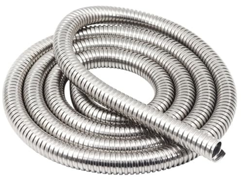 3m 4/6/8/10/13/15/20 Mm 304 Rostfritt Stål Korrugerat Rör Trådledning Kabelledning Skyddsslang, 1st(13x15mm)