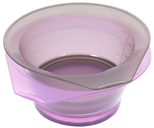 SAFIGLE 2piezas Herramienta De Peluquería Cuencos Para Teñir El Cabello Tazón Para Tinte Lavable y Reutilizable