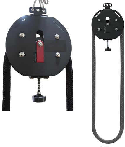 QUTBAG Endless Rope Trainer, Pulley Cable Machine System with Adjustable Resistance, Pull Rope Fitness Rope Training for Muscle Endurance, Upper Extremity Physical Training, Aerobic Exercise Training