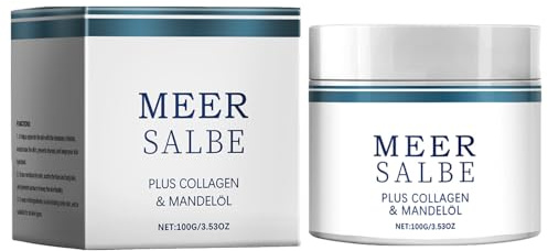 Mnozreo Feuchtigkeitspflege Gesicht Meercream,Meersalbe gegen Hände und Nägel Behandeln,Beruhigt Gesicht Und Körper,Meer Salbe Plus für Reibeisen und Trockene Haut,100G,1PC