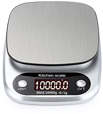 Mingzhe Bilancia da Cucina Digitale Bilancia Elettronica Professionale Accurata Mini Digitale Portatile da 10 Kg