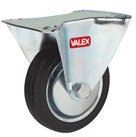 Valex - Rueda fija de goma de 160 mm