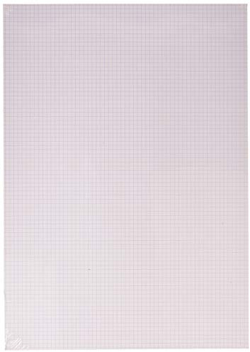 Clairefontaine Bristol 975186C - Paquete de 20 hojas de papel de cuadrícula (tamaño A3, 29,7 x 42 cm, 205 g, 20 hojas, para dibujo técnico con plumas, plantilla y plantilla