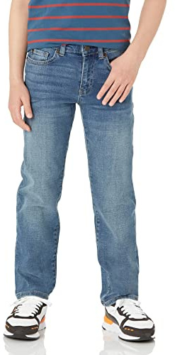 Amazon Essentials Jungen Regular Straight Fit Jeans Light Wash, 12 Slim