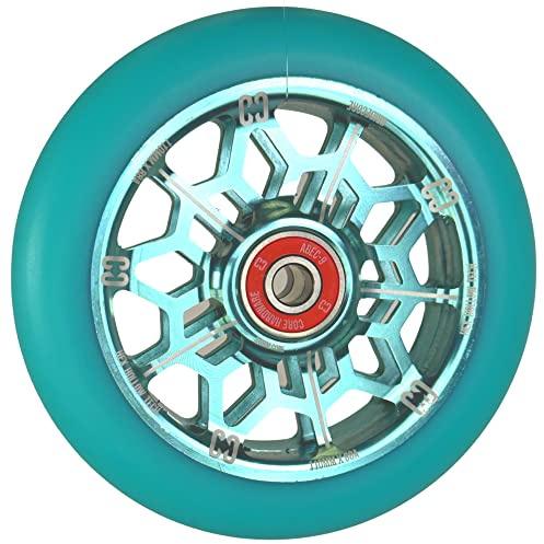 Core Hex Hollow Stunt-Scooter Rolle 110mm I Kinder I Trick I Tret I Roller I Rollen I Rad I Ersatz I Wheel (Hex Mint Blau)