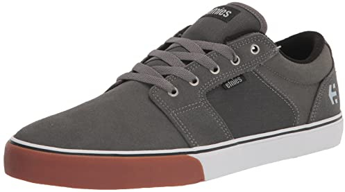 Etnies Herr Barge Skate sneakers Skor Casual - Grön, Mörkgrå vit tuggummi, 40 EU