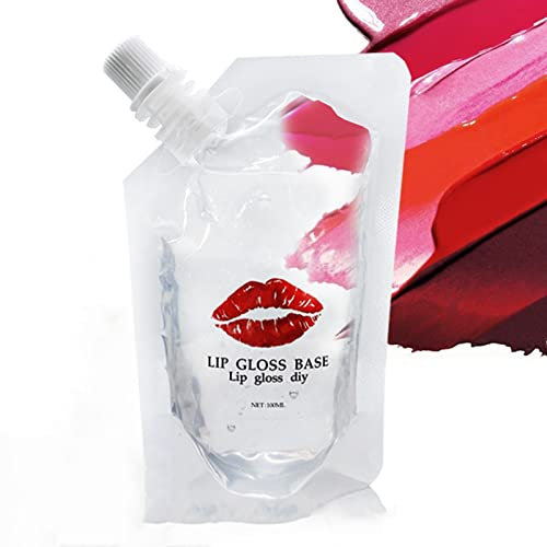 Lipgloss-Basisöl Lipgloss Basisgel Feuchtigkeitsspendendes DIY Lippenbalsam Basisgel Kosmetisches Material Zur Herstellung Ihres Eigenen Lippenbalsams 100ml