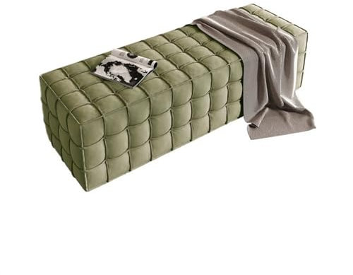 Ende der Bettbank Stoff Nachttisch Hocker Haushalt Lange Bank Holz Schlafzimmer Sofa Fußhocker Eingang Garderobe Schuhwechselhocker Innenbank für Wohnzimmer/Schlafzimmer/Bettende ( Color : 5 , Size :