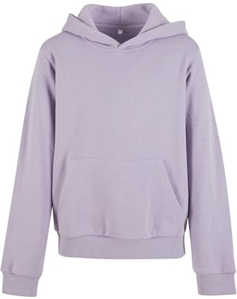 Urban Classics Sudadera con Capucha de Las niñas, 100% algodón, Lila polvorienta, 110-116