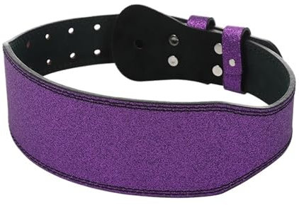 AYWTIUN Gewichthebergürtel Fitness-Gewichthebergürtel, Fitnessstudio, Krafttraining, Taillenstütze, Damen und Herren, Rosa/Lila, Workout, Schutz, Taillengürtel(Purple,XL)