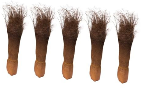 POPETPOP Corteccia di Palma Realistica 5 Pezzi Decorazione di Corteccia di Palma per Paesaggistica Corteccia Decorativa da Giardino Vivida per Artigianato