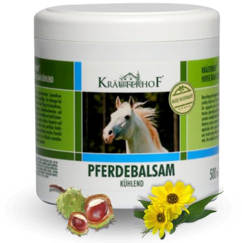 Balsamo de Caballo 500ml Efecto Frio | Gel Masaje Deportivo | Piernas Cansadas Circulación | Crema dolores Musculares y Articulaciones | Gel Arnica Crema Antiinflamatoria | Uso Topico