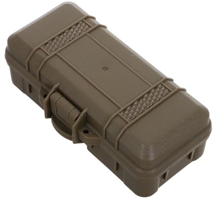 Mikikit Scatola Portautensili in Plastica Per Esterni Custodia Antiurto Per Attrezzatura Contenitore Di Stoccaggio Protettivo Scatola Per Campeggio Fodera in Schiuma