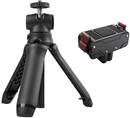 Jectse Asta Selfie con Testa Sferica a 360° e Adattatore Magnetico per Fotocamera, Asta Selfie Estensibile per Streaming Live, Treppiede per Fotocamera Ad Altezza Regolabile per