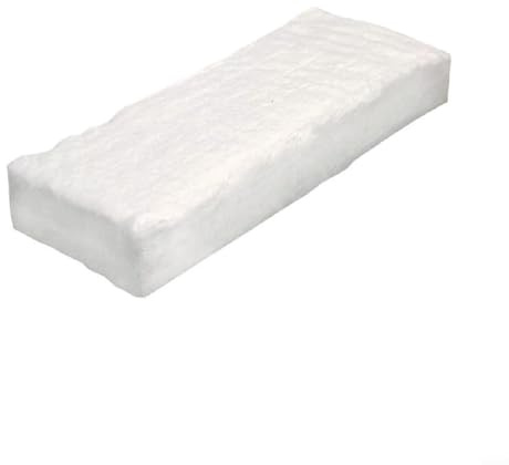 NbgrvB Juego de manta de fibra de cerámica compatible con hornos de chimenea y quemadores de gel para protección térmica (30 x 20 x 1 cm)