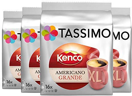 Tassimo Kenco Americano Grande (Pack of 4) 16 T-discs