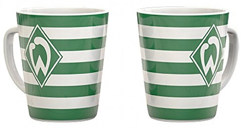 SV Werder Bremen, Kaffeetasse, Kaffeebecher Streifen 0,3l.