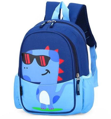 POWOFUN 13 inch Kids Dinosaur Backpack For 3-4 Y Toddler Preschool