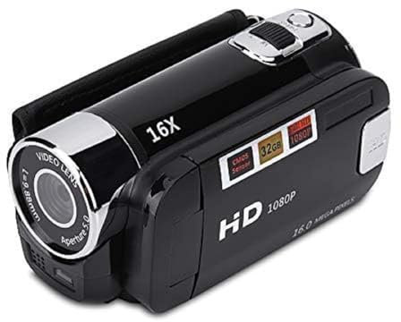 Videocamera digitale Videocamera Videocamera 16x HD 32g Scheda di memoria esterna Rotazione di 270°