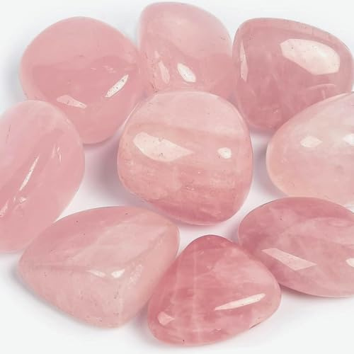 Quartz Rose Pierre Naturelle Polie - Ensemble de 4 pierres aux propriétés curatives