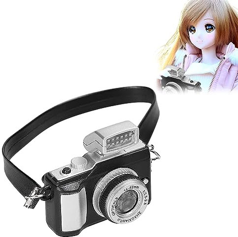 Mini Dollhouse Camera,Mini Old Fashioned,Fake Camera Prop,Miniature Camera,Mini Camera,for Kids Doll House Decoration