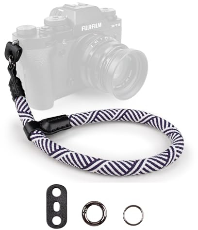 VOVMOEYA Rope Camera Wrist Strap,Camera Hand Strap Sony A6400 A6000 A7 IV Fujifilm X100V Nikon Zf Z30 Canon EOS R6 R7 R8 R10 Camera Wrist Straps for dslr