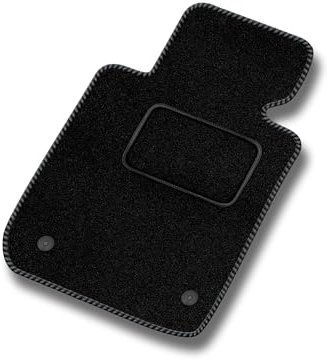 SMK Velours Standard Fahrermatte 1-teilig passend für Nissan Micra III 2003-2011 - Standard, Gewebt, Grau Fahrerseite - Erleben Sie neuen Fahrkomfort mit einem Velours- Fahrermatte passend für Ihr A