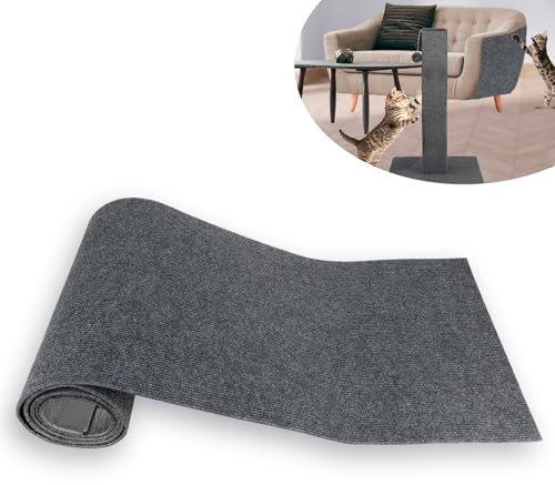 Selbstklebende Kratzmatte Katzen,AYSOW 40×300cm Kratzmatte für Katzen,DIY Kratzbretter Katze Wand,kratzmatte Sofa,Kratzschutz Katzenkratzmatte AntiKratz Tape für Protect Your Furniture from Claws