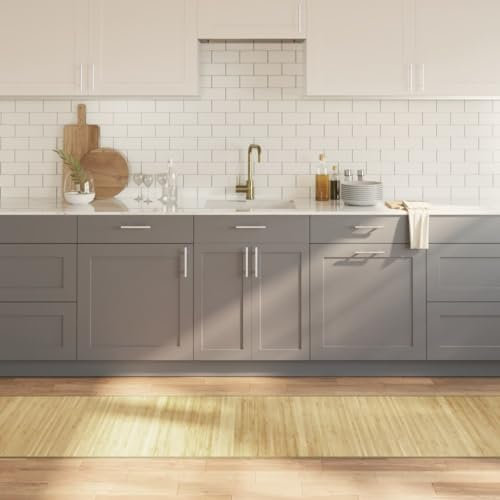 ShGaxin Teppich Rechteckig Hell Natur 70x500 cm Bambus, Teppich Schlafzimmer, Teppich Wohnzimmer, Carpet Bedroom, Büroteppich, Teppischwhonzimmer - 376891