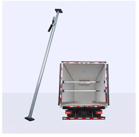 Generisch Verstellbare Anti-Rutsch-Stange, ausziehbarer, Rutschfester Ladeflächenteiler, robuste Ratschen-Ladestange aus Stahl, Ladeflächenstabilisatorstange mit 200 kg Tragkraft (226–264 cm)