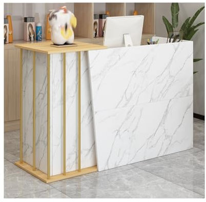 Moderner Empfangstheke für Supermarkt, Convenience Store, Hotel, Bar, Salon, Bekleidungsgeschäft, Marmor, 120 cm